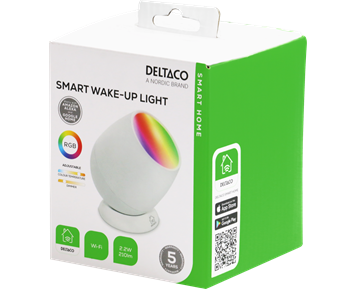 Deltaco Smart Rgb Wake Up Light Usb C Netonnet