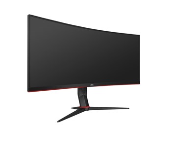 aoc 34 curved gamingskjerm cu34g2x bk