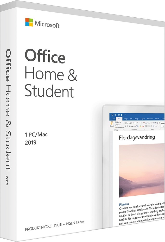 Microsoft office 2019 home and student license english