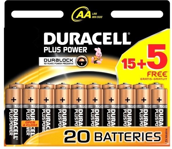 Duracell Plus Power Aa 20 Pack Netonnet 8044