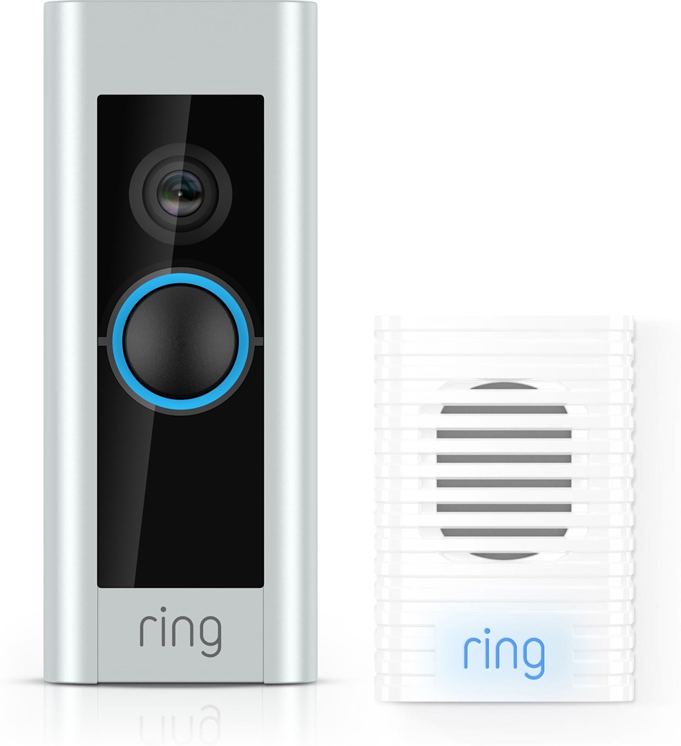 Ring Video Doorbell Pro, kit with chime and transformer