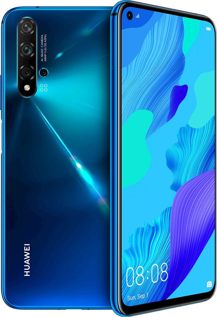 Huawei Nova 5T 6/128GB Crush Blue - Nova 5T med topp ...