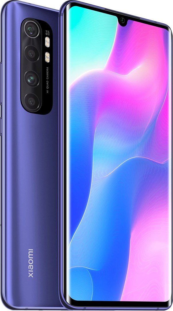 mi note 10 lite purple