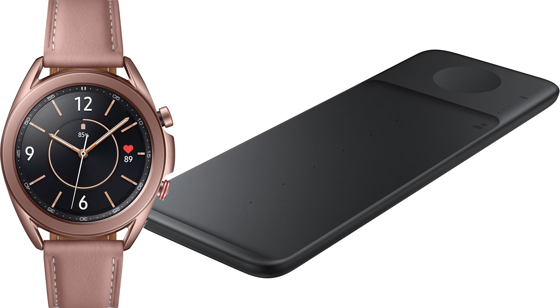 Galaxy Watch 3 and Wireless Trio Charger Black - Kjøp Galaxy Watch 3 41